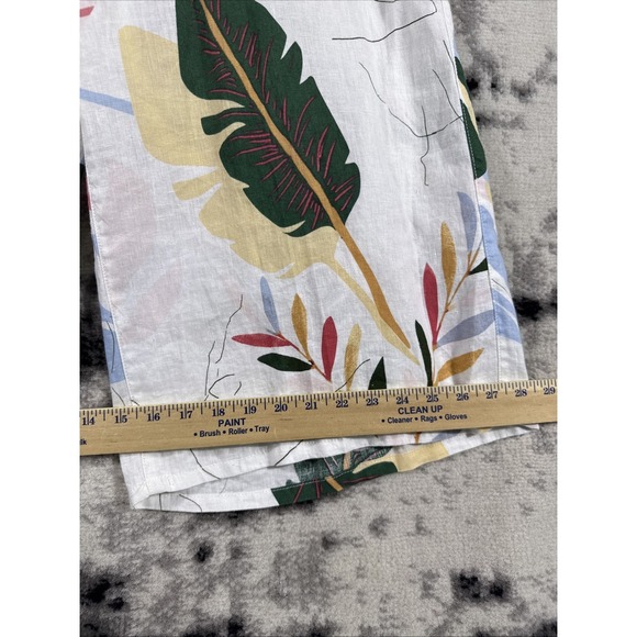 Cynthia Rowley Pants Womens Size Extra Large Wide Leg Woven Linen Hippie - Picture 8 of 15